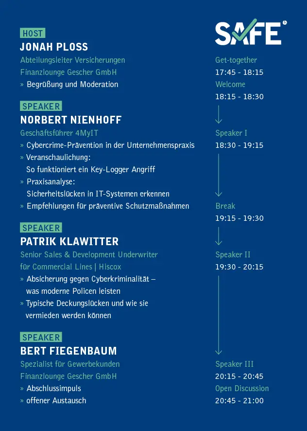 VBG_0325_Expertentalk SAFE_Timetable